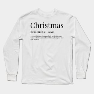 Christmas Definition Long Sleeve T-Shirt